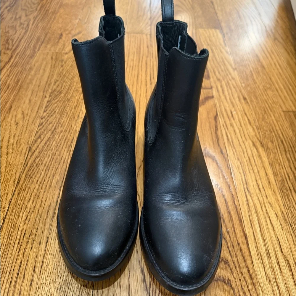 Thursday Boot Company Black Leather Duchess Boots NWOT - Picture 2 of 8